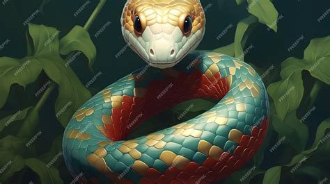 Premium AI Image | Zodiac Snake Cute