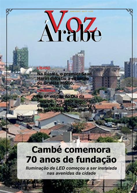 Calaméo Voz Árabe Outubro De 2017