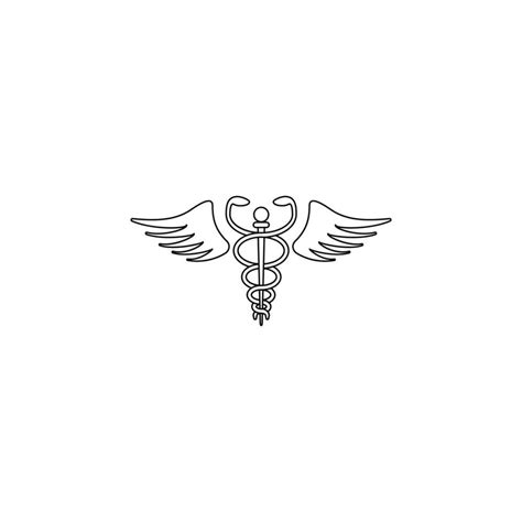 Medical Snake Symbol Vector Icon Illustration 23278086 Vector Art At