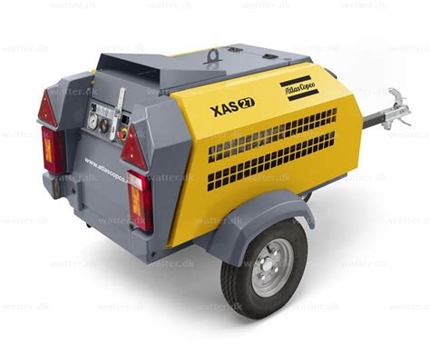 Atlas Copco XAS 27 Hp Kompressor Benzin WATTER Dk