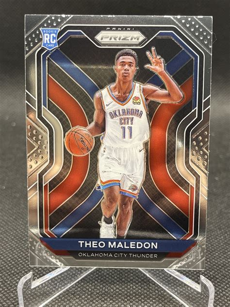 2020 21 Panini Prizm THEO MALEDON Rookie RC Base 289 Thunder EBay