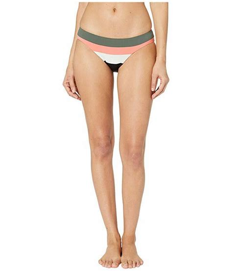 Becca Black Multi Circuit Colorblock Hipster Bikini Swim Bottom Us X