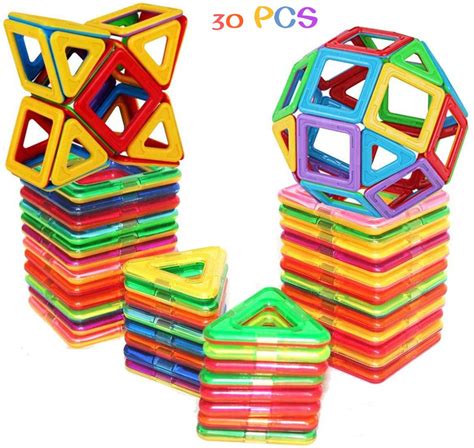 Which Is The Best Cossy Kids Magnet Toys Magnet Building Tiles Triangle Set - Home Life Collection