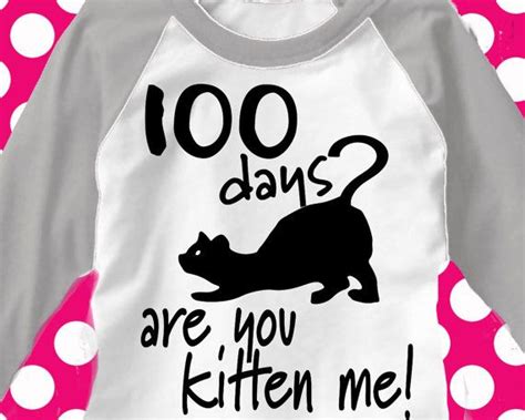 100th Day Of School Svg 100 Days Svg Teacher Svg Kitty Svg Dxf