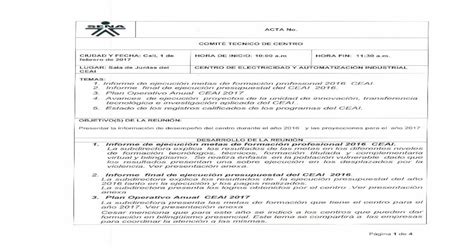 Pdf Acta De Comite Tecnico Pdfslidenet