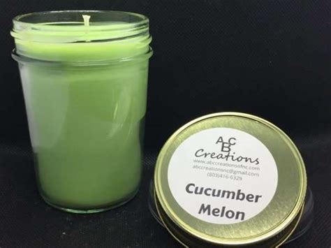 Cucumber Melon Soy Candle Abc Creations Of Nc