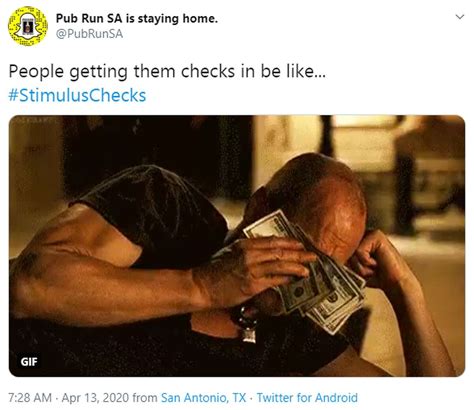 Texans React To Seeing Stimulus Check Deposited In Their Accounts Monday Morning