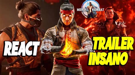 Mortal Kombat Trailer Oficial Em K Anunciado React Analise Youtube