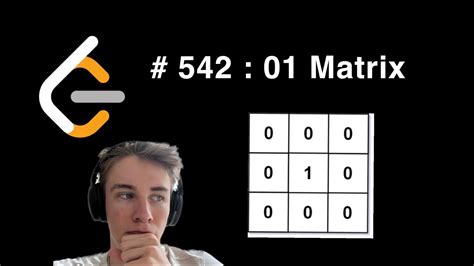 01 Matrix 542 Leetcode Python3 YouTube