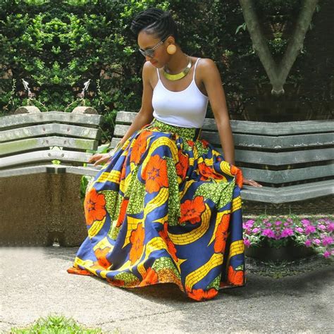 Spring And Summer 2018 New Popular African Digital Print Towing Skirt