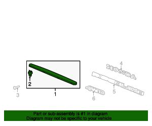 OEM 2006 2014 Honda Ridgeline Upper Molding 74895 SJC A00ZB Honda