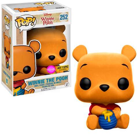 Funko Pop Disney Winnie The Pooh Flocked Diamond Hot Topic Exclusive