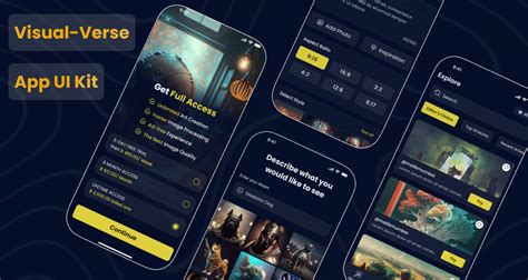 Visual Verse Mobile App Ui Kit