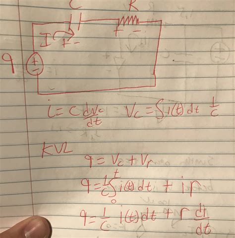 Capacitor How Does The Differential Equation For A Series Rc Circuit Behave Electrical