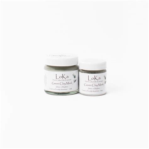 GREEN CLAY MASK – LoKa: Hand Crafted WA beauty creams, lotions, gels, masks