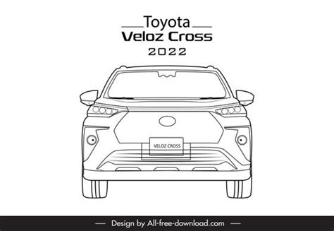 Toyota Hiace Lineart Illustration Vector Vectors Images Graphic Art