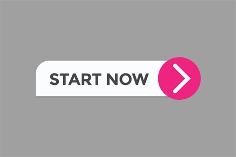 Start Now Button Vectorssign Label Speech Bubble Start Now 17121022