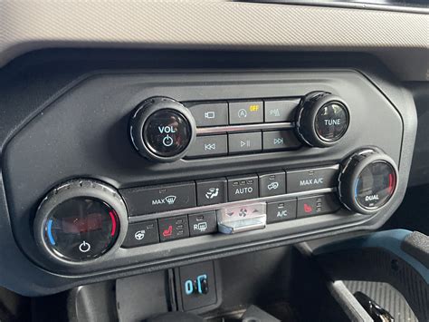 Climate Control Bronco6G 2021 Ford Bronco Bronco Raptor Forum