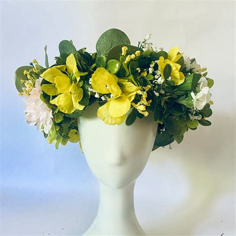 Midsommar Flower Crown/dani May Pole/may Queen/summer Headpiece - Etsy