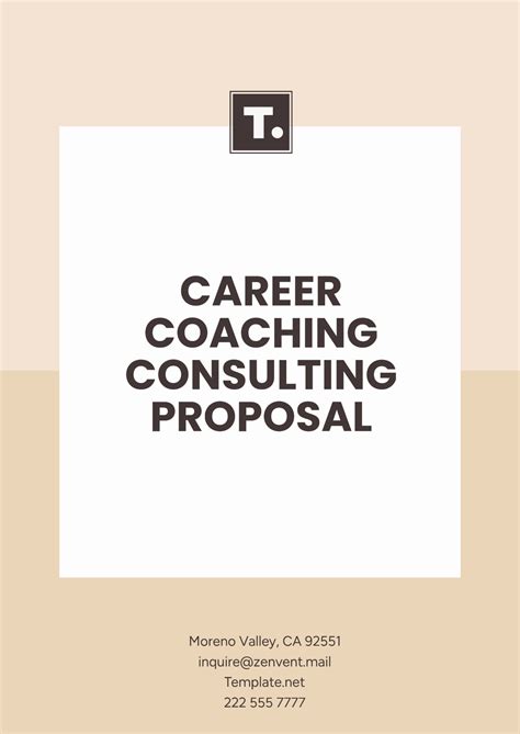 Free Coaching Proposal Templates, Editable and Printable