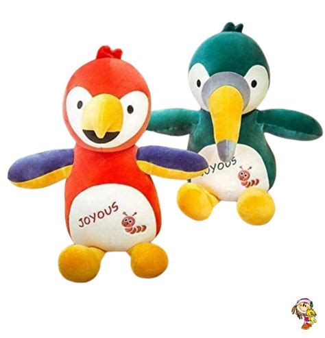 Loro O Tucan De Peluche Soft Cm Sentado Olis Place Peluches