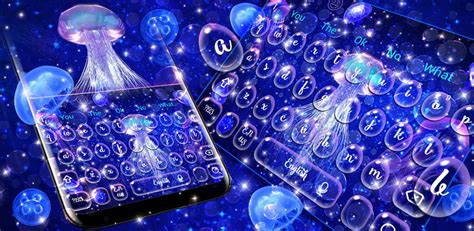 Galaxy Hologram Keyboard Theme