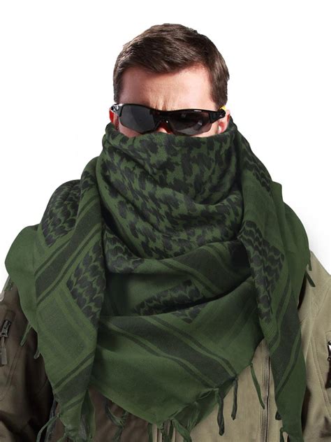 Buy Military Shemagh Tactical Desert Scarf Cotton Keffiyeh Neck