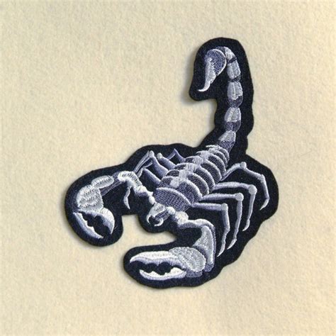 Embroidered Patch Scorpion