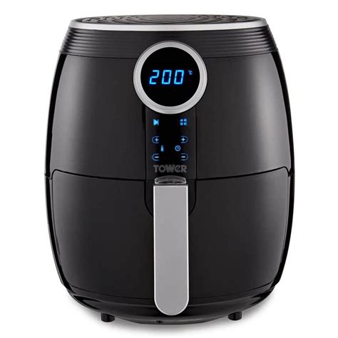 tower tblk ltr digital air fryer black