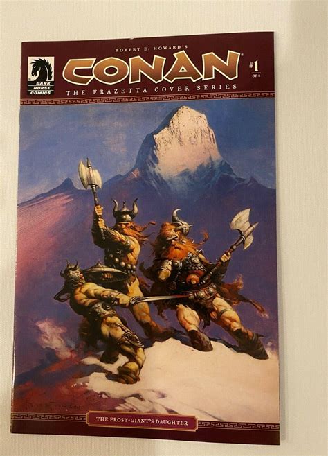 Conan The Frazetta Cover Series 1 The Frost Giants Daughter Dark Horse