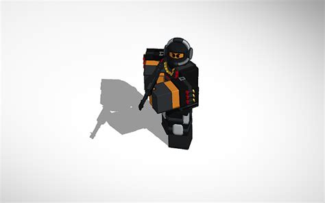 3d Design Shotgunner Of Tds Tower Defense Simulator Tinkercad