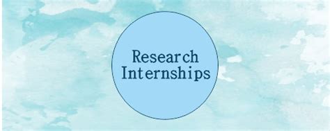 Research Internships