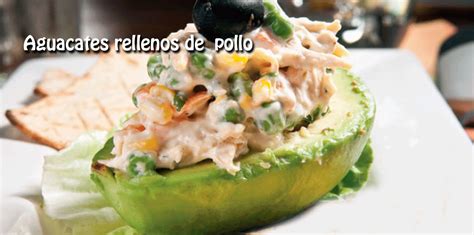 Aguacates rellenos de pollo Cocina Recetas Fáciles