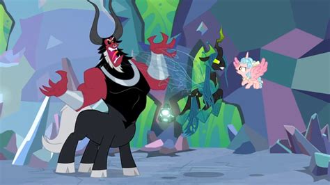 2170796 Safe Screencap Cozy Glow Lord Tirek Queen Chrysalis