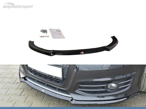 SPOILER LIP DIANTEIRO AUDI S3 8P PRETO FOSCO Motorsport