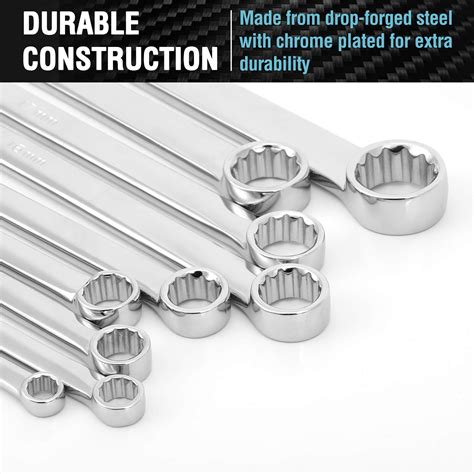 Snapklik Duratech Extra Long Ratcheting Wrench Set Combination