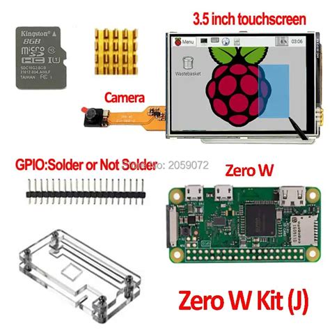 Raspberry Pi Zero W Pi0 W Board Raspberry Pi 35 Inch Lcd Pi0 Zero