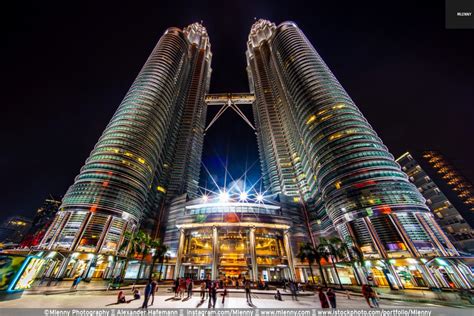 Night over Petronas Twin Towers, Kuala Lumpur, Malaysia - Mlenny ...