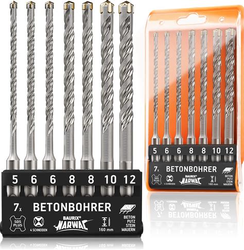 Milwaukee 4002395369980 Coffret Métal de 7 Forets SDS Plus Gris