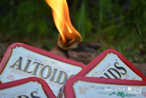 Start A Fire Anytime/Anyplace With A DIY Altoids Fire Starter Kit - Seed To Pantry School