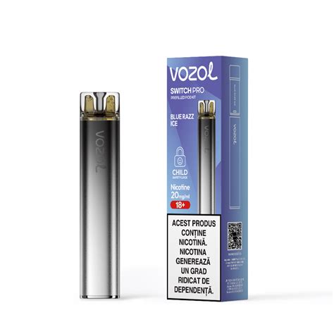 Kit Tigara Electronica Vozol Switch Pro 800puff Blue Razz Ice 2