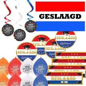 Hoera Geslaagd Vlag Cadeaus Gadgets Kopen Beslist Nl O A