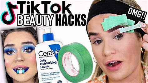 Testing New Viral Tiktok Beauty Hacks Mind Blowing Youtube