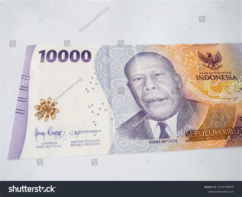 Sepuluh Ribu Rupiah Ten Thousand Rupiah Stock Photo