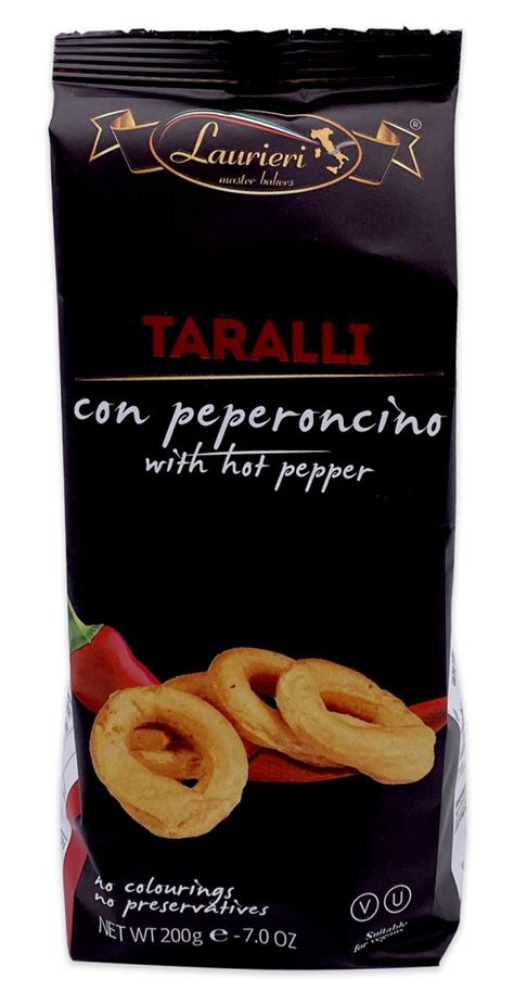 Laurieri Italian Hot Pepper Taralli Con Peperoncino G Artisanal