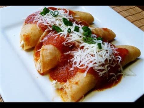 How To Make Entomatadas Mexican Recipe Youtube