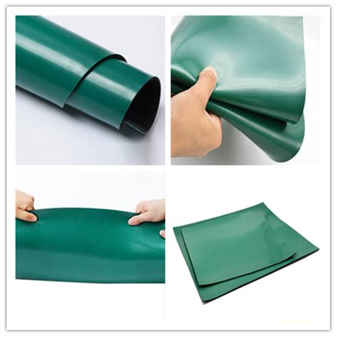 Anti Static Grounding Mat Green Esd Table Rubber Matting Roll Mat For