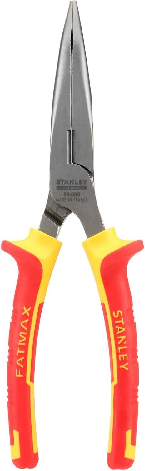 Stanley Vde Bent Nose Plier Mm Yellow Red Amazon Co Uk