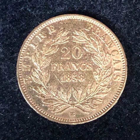 France Napoléon Iii 1852 1870 20 Francs 1858 Bb Catawiki