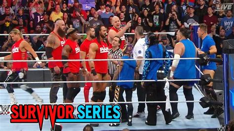 Team Raw Vs Team Smack Down Line Wwe Survivor Series 2019 Youtube